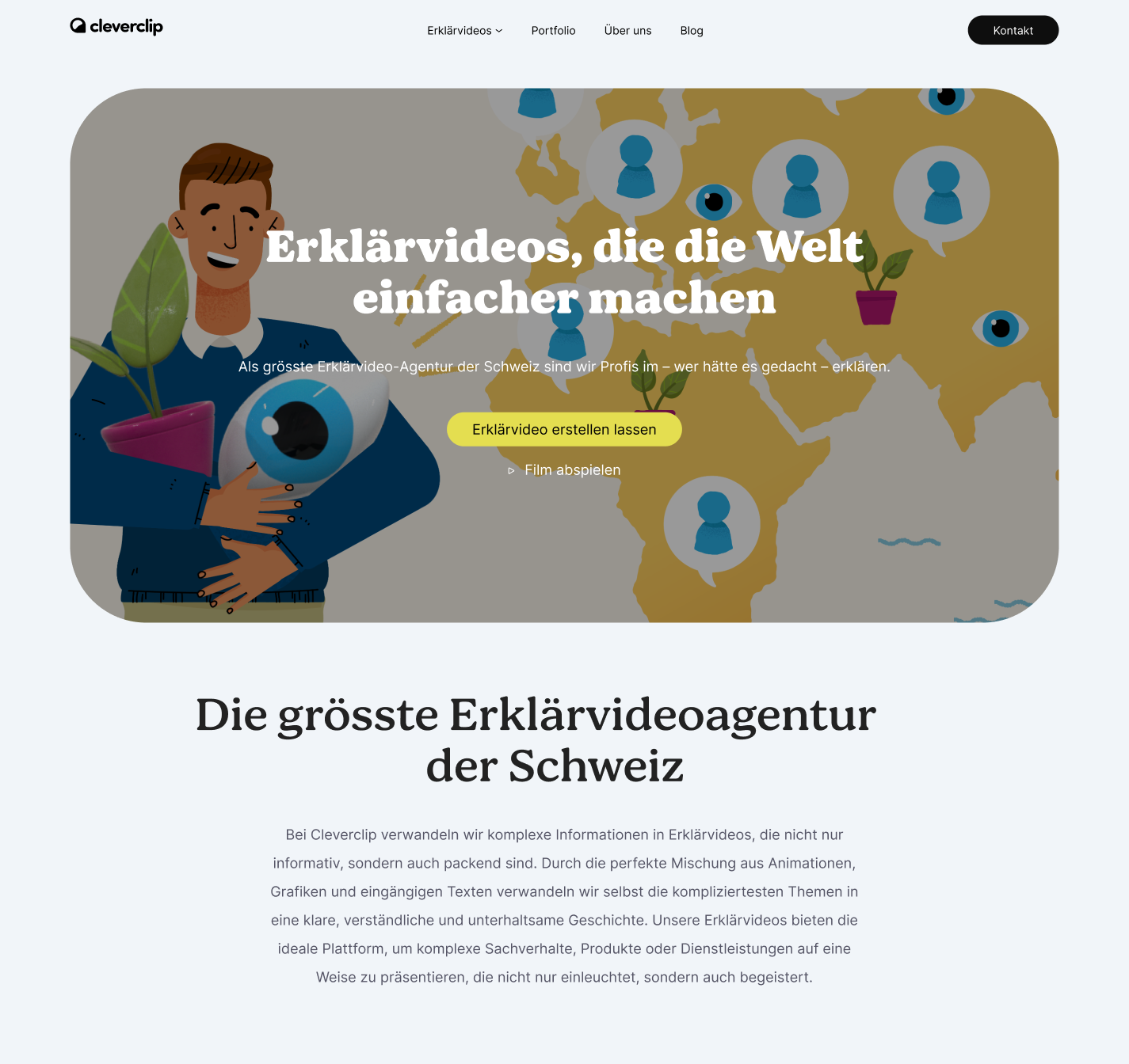 Desktopansicht Cleverclip GmbH